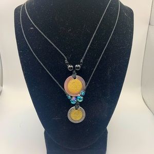 Couples matching minimalist necklace